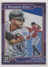 2021 Donruss Optic Diamond Kings Red White & Blue Prizm /199 Ketel Marte #30 ut4