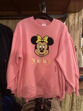  All Sizes Disneyland Resort Minnie Mouse Pullover Sweatshirt New 2026