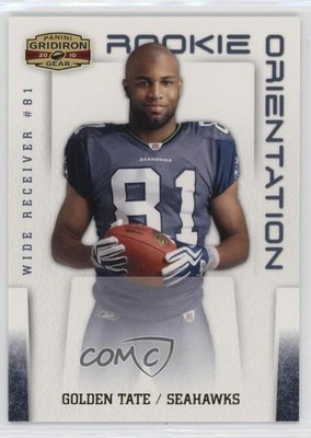 2010 Panini Gridiron Gear Rookie Orientation Gold 65/100 Golden Tate #28 RC 1g4r