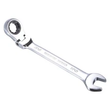 9/16 Inch Flex Head Ratcheting Combination Wrench 72 Teeth 12 Point Box Ended