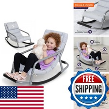 Special Supplies Sensory Rocking Chair for Kids - Grey Ages 3 