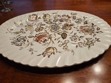 Staffordshire Bouquet Serving Platter.  Johns...