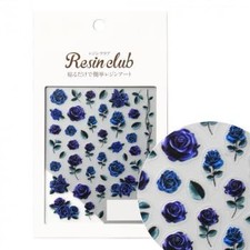 Resin Club Blue Rose Sticker