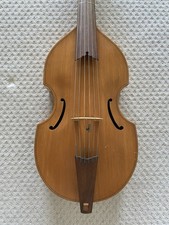 Vintage Bass Viola da Gamba or Lyra Viol by Larry Higgins, San Francisco, 1980