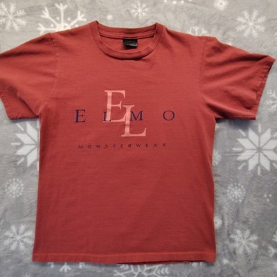 Vintage 90s Elmo Monster Wear Double Sided Changes T Shirt Medium 