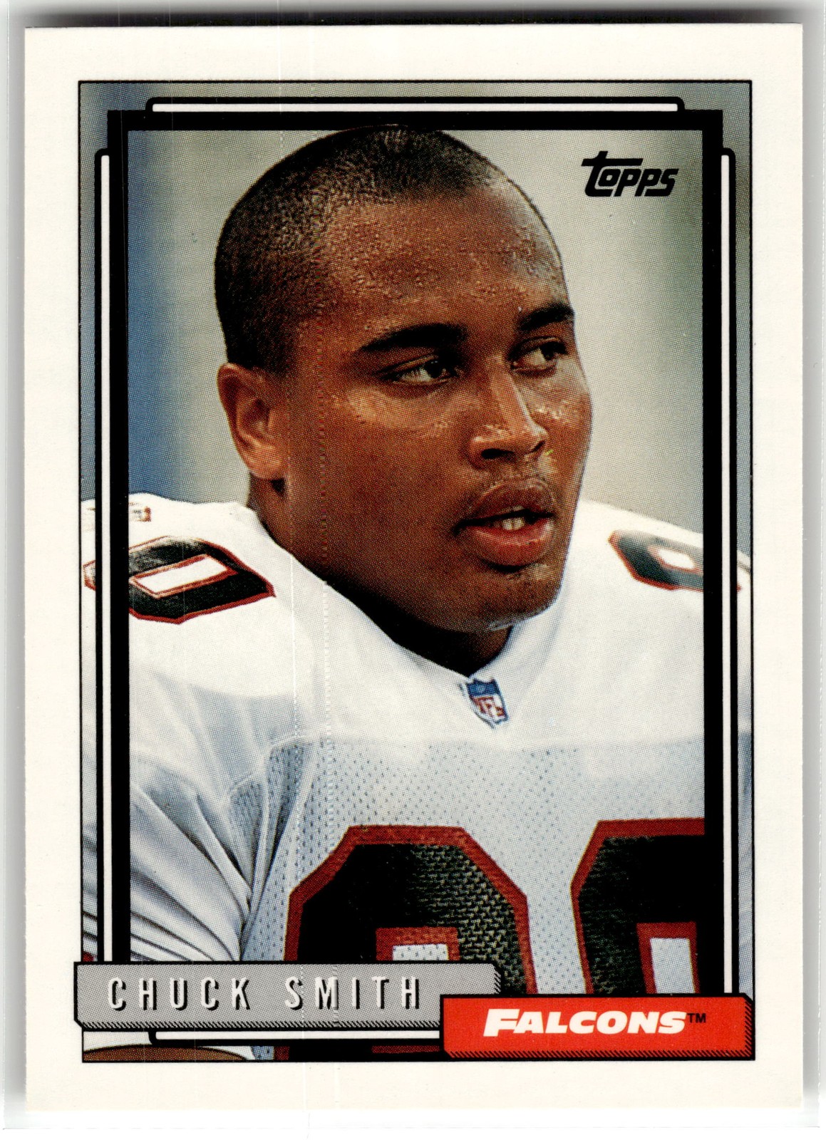 Chuck Smith 1992 Topps #667 Rookie Atlanta Falcons RC