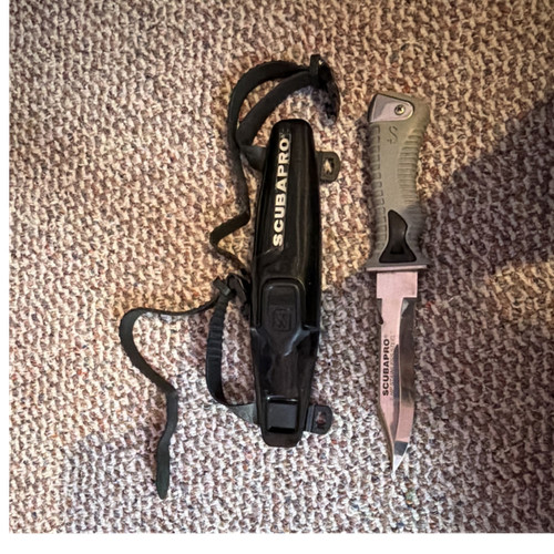 Scubapro HP K6 diving knife-made in Italy