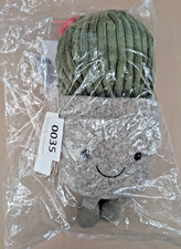 Authentic NWT Jellycat Amuseables Silly Succulent Barrel Cactus plant
