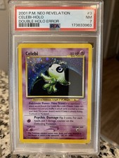 Pokemon Celebi Double Holo Neo Revelation 3/64 PSA 7 on eBay