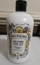 Poo-Pourri Before-You-Go Toilet Spray Refill Original Citrus 16 oz NEW SEALED