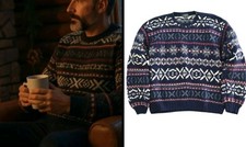 Vtg 90's J Crew Men's 100 Wool Snowflake Multi Color Chunky Knit Sweater XL