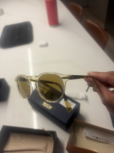 Oliver Peoples Gregory Peck Men's Sunglasses - Gold/Brown Tortoise