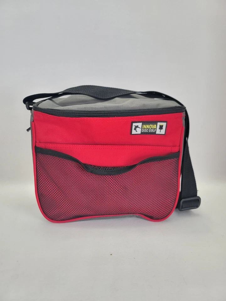 INNOVA DISC GOLF Bolso de Hombro Estuche de Inicio Soporta Hasta 10 Discos Rojo Negro Foto 2 de 4