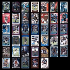 Carolina Panthers Lot 40 Football Cards Panini Select Silver Prizm NM Football