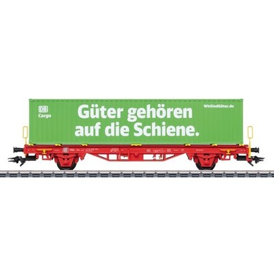 Märklin 47585 H0 Containertragwagen Lgs 580 mit DB-Cargo Container DB AG VI Neu