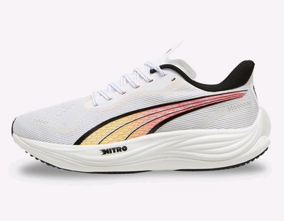 Puma Velocity Nitro 3 377748-09 Sneakers Men's US 11 White Sun Running Shoes