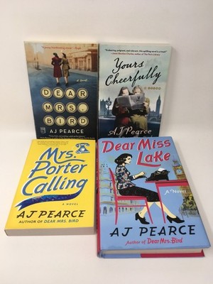 Dear Mrs Bird AJ Pearce Lot of 4 Yours Cheerfully, Mrs Porter Calling, Miss Lake