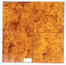 Set of 4 Lovely Vintage Retro Semigres ITALIAN Ceramic Floor/Wall Tiles 40×40 cm