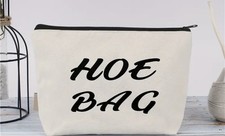 Funny Canvas Zipper Cosmetic Bag 6  x9  