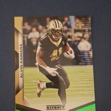 2019 Panini Playoff - Alvin Kamara #148 Green Kickoff VERY RARE