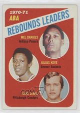 1971-72 Topps League Leaders Mel Daniels Julius Keye Mike Lewis #150 HOF 0bd6