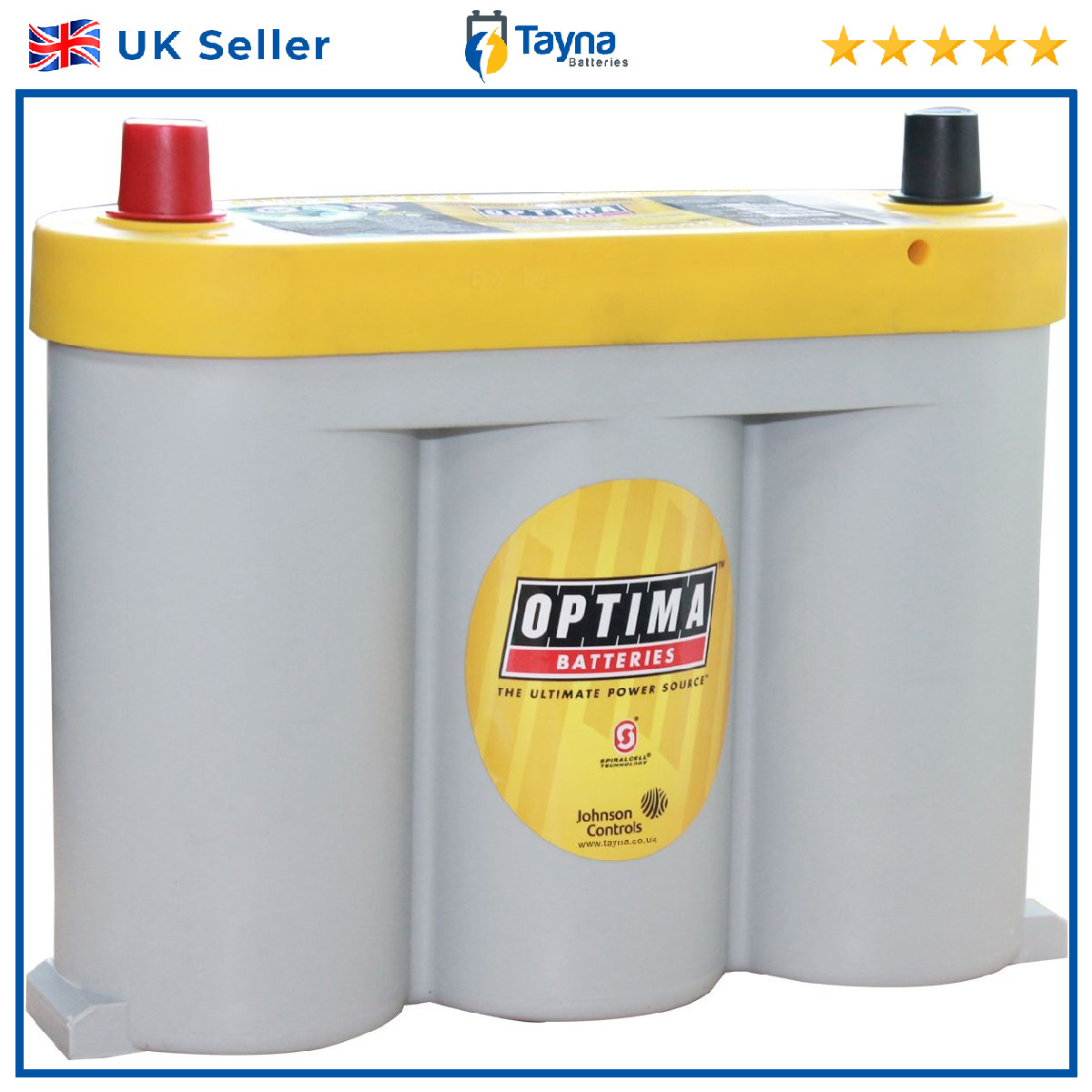 Optima Yellow Top Battery YTS 2.1 (8018-356) YTS2.1 AGM