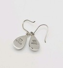 ATI Sterling Silver Vintage Native Mexico Red Jasper Teardrop Dangle Earrings — photo 5