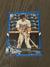 2018 Bowman Draft Blue /150 #BD-156 TYLER FRANK Baseball Card (Read)