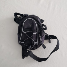 BLACK Camera Bag WITH STRAP AND CARIBINER 2 POCKETS