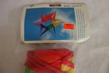 Vintage Star 3-D Kite Rainbow Colors Unopened New in Package