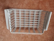 6x Livarno Home Einschubkorb Metallkorb Organizer Kleiderschrank weiß 
