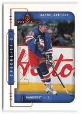 1999-00 Upper Deck MVP #220 Wayne Gretzky New York Rangers