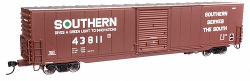 Walthers Mainline Southern #43811 60' autopartes boxcar puerta única luz verde | Zustand: New