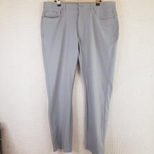 Greg Norman Men s Golf Pants Size 36x30 Gray Performance Stretch Flat Front New