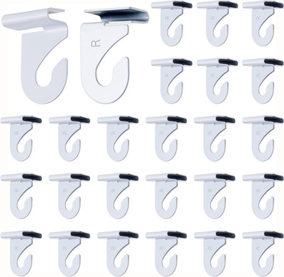20 Pairs Drop Ceiling Hooks for Hanging Ceiling Tile Hooks Aluminum Suspended T-