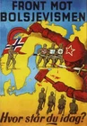 WW2 German Norway anti-Bolshevik Norweigen Propaganda War Military Poster Print