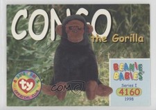 1998 Ty Beanie Babies Series 1 Congo the Gorilla #63 mp7