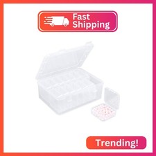 Cosics Bead Storage Containers, Bead Organizers and Storage with 14 Small Contai