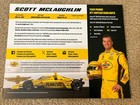 Scott McLaughlin 2024 Indy 500 Signed Car Promo Hero Card Indianapolis — photo 2