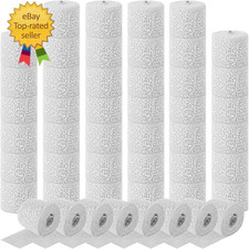 48 Pack Rolls Bulk, Each Roll 2  X 108  Cloth Gauze Bandage, Plaster of Paris