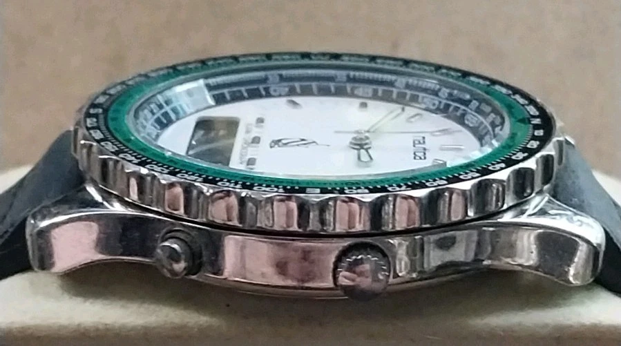 Reloj Cuarzo Vintage Nautica Alarma/Cronógrafo Analógico y Digital C4 Batería Nueva Foto 4 de 4