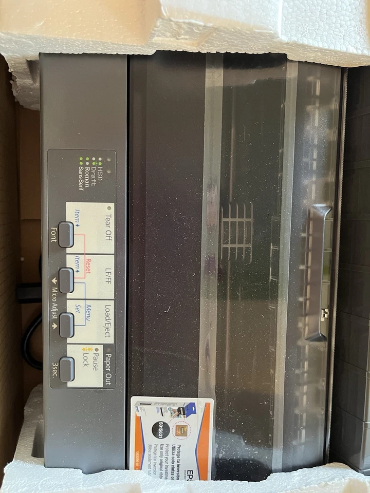 Epson 9pin Narrow Carriage Impact Printer LX-350 New In Open Box - Image 3 of 4