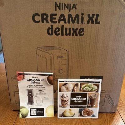 Ninja CREAMi Deluxe 11-in-1 XL Ice Cream Maker w/ Two 24-Oz. Pints NC551 QVC