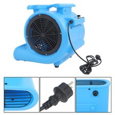 3 Speed Air Mover Carpet Dryer 1 HP 4000 CFM Floor Blower Carpet Drying Fan
