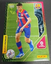 Panini Pedri Rookie Card Megacracks 2020 2021 FC Barcelone Toploader