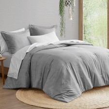 Comfort Spaces King 7 Pieces Comforter Set, Boho Bed Sets for King Size,