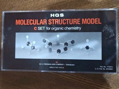 HGS Molecular Structure Model C Set Organic Chemistry W.H. Freeman Arlyn Myers