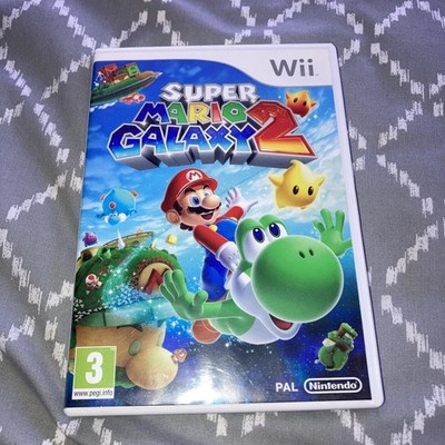 Super Mario Galaxy 2 Nintendo Wii Spiel komplett mit Handbuch LEICHTE KRATZER 