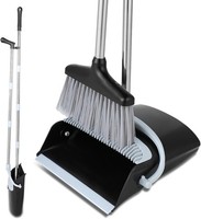 Besen Und Kehrschaufel Set - Kehrschaufel Mit Langem Stiel 138 Cm - Kunststoff