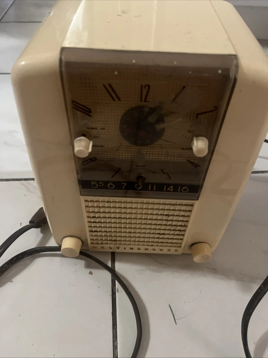 Westinghouse Clock Radio Indiana Collectible Tube Radios (1930